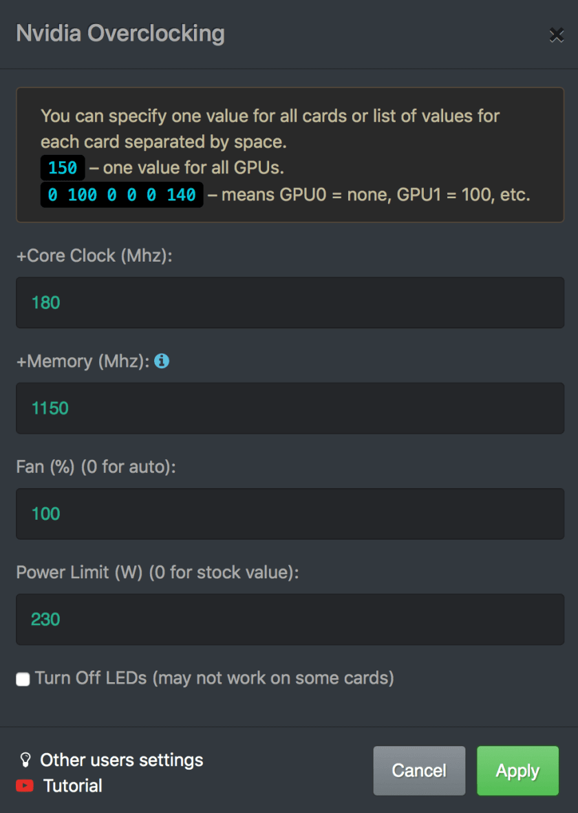 Nvidia 1070 online mining