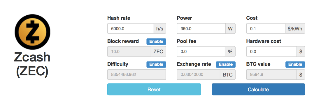 zec to btc calculator