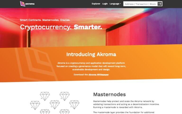 akroma cryptocurrency
