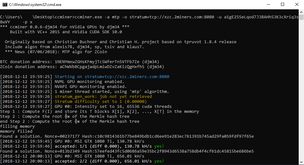 How To Mine ZCoin , XZC : Most Profitable For GTX 1080 Ti