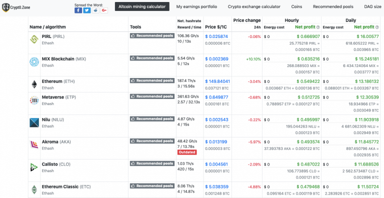 nice hash calculator off