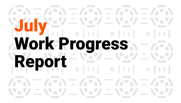 July Work Progress Report