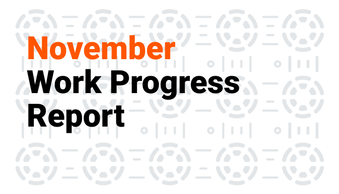 November Work Progress Report
