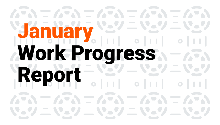 January work progress report