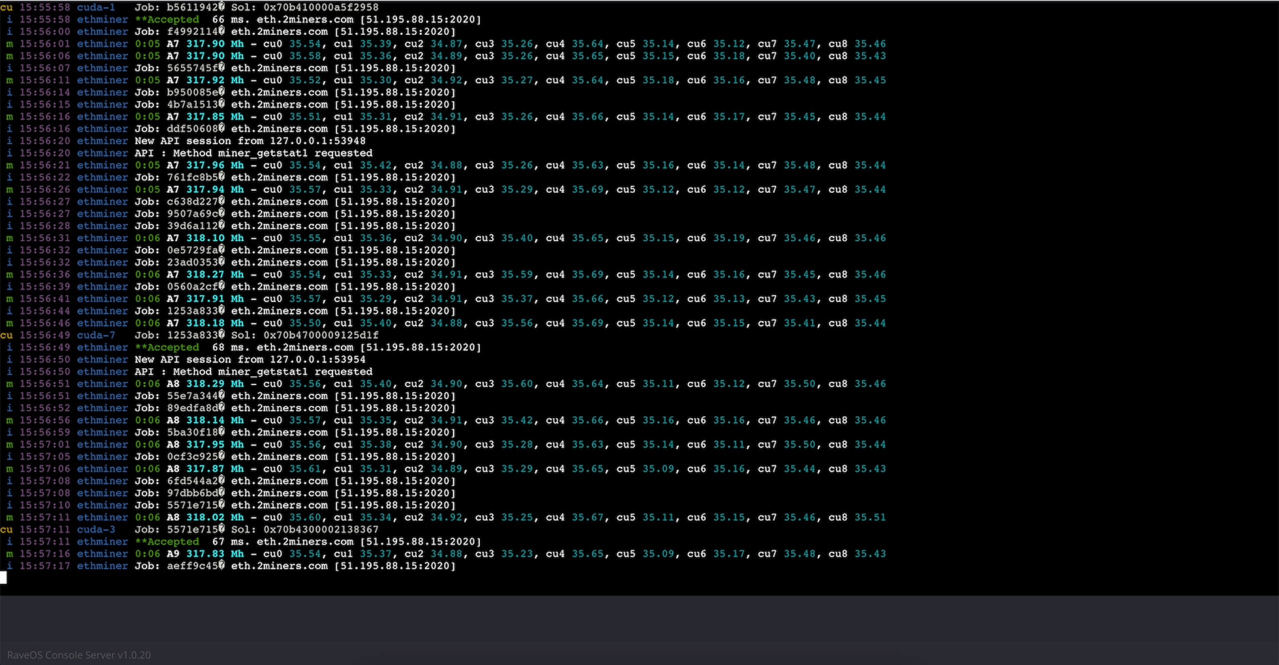 crypto mining command line