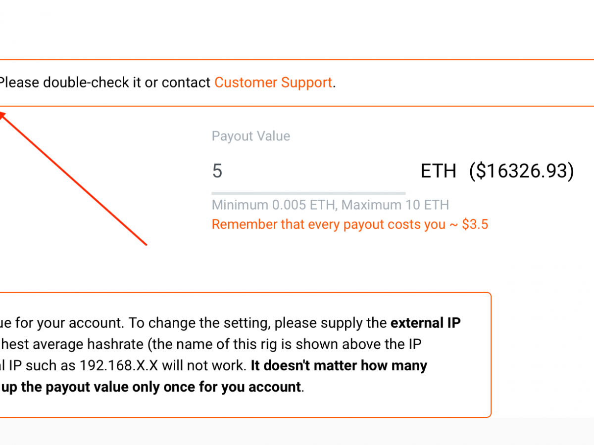 How To Modify Payout Threshold On 2miners Ethereum Pool Detailed Guide Crypto Mining Blog