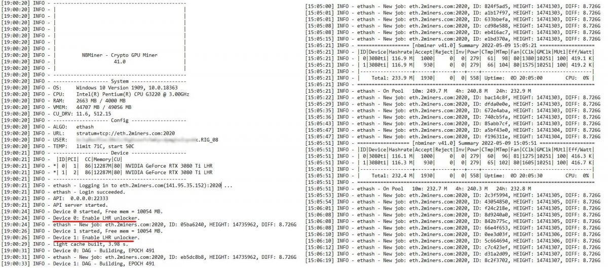 How To Fully Unlock Nvidia LHR Graphics Cards With NBMiner: Experiment ...