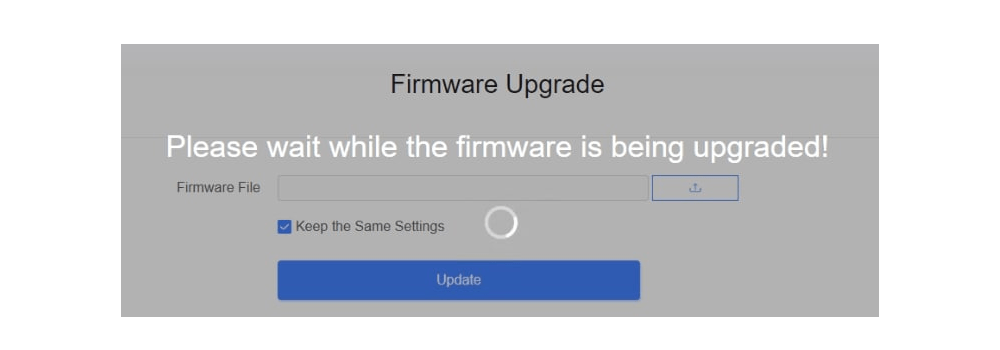 actualización de firmware